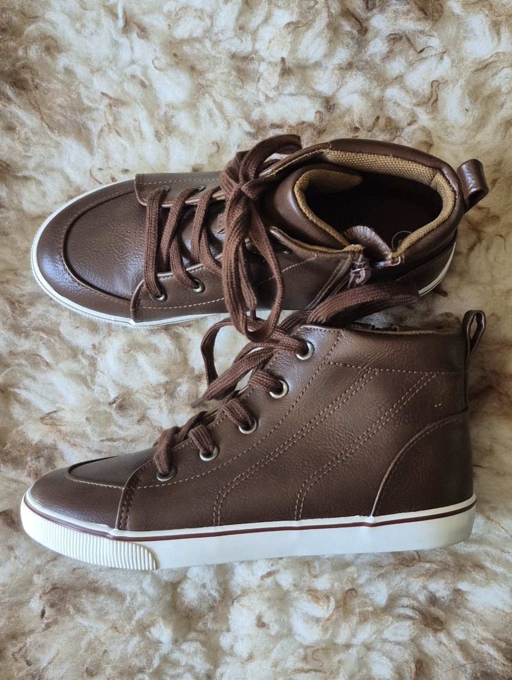 Cat & Jack Florian High Top Faux Leather Sneakers